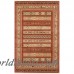 World Menagerie Foret Noire Rust Red Area Rug WDMG6052